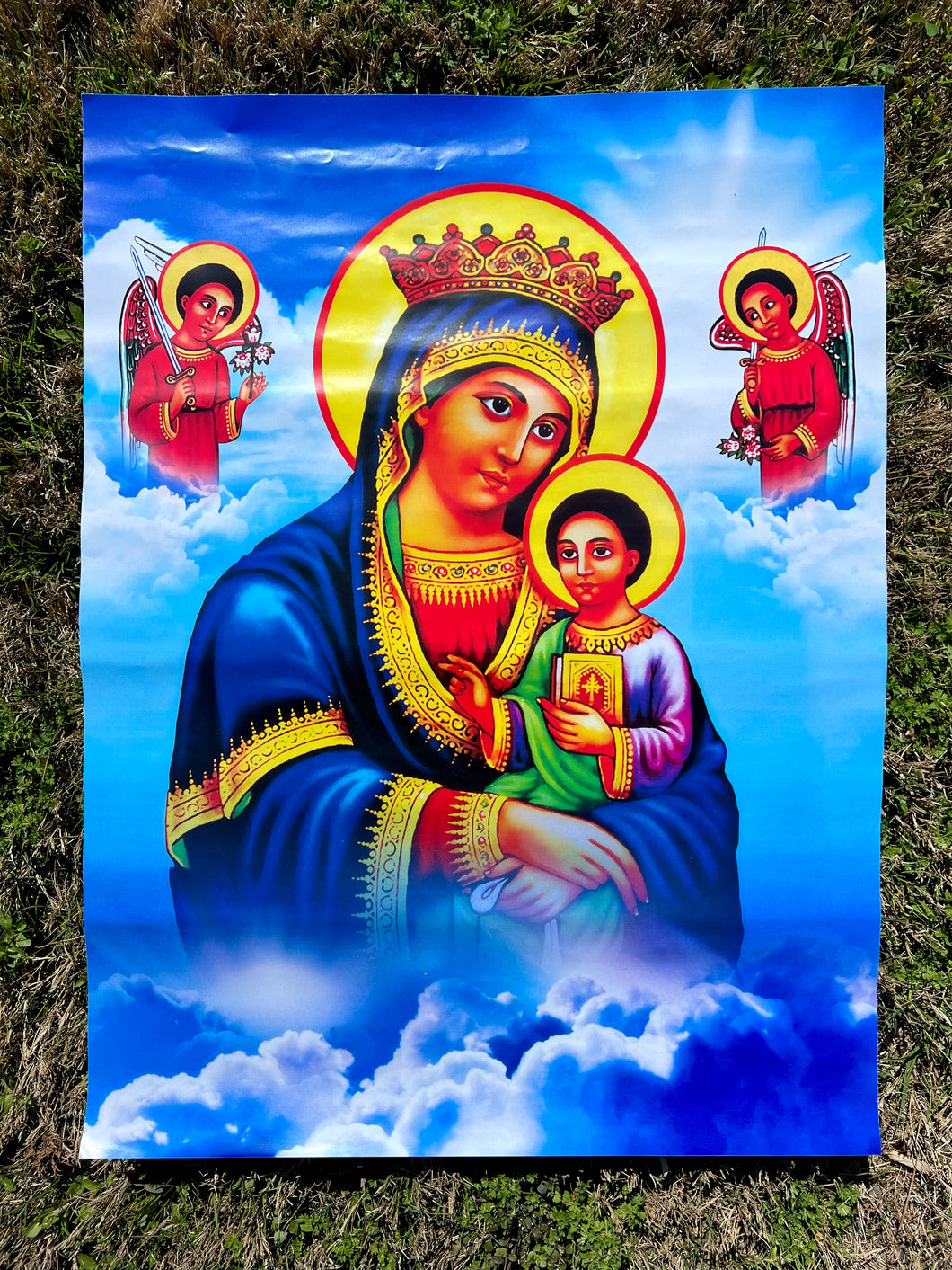 ድንግል ማርያም እና ልጅዋ ኢየሱስ / Saint Virgin Maryam and Child Jesus (Iyesus)